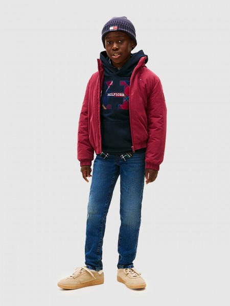Jeans Tommy Hilfiger Menino Straight Dark Jeans Jeans Tommy Hilfiger Menino Straight Dark Jeans