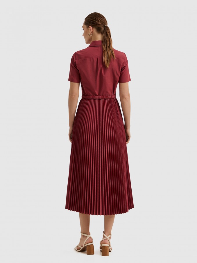 Vestido Mujer Burdeos Lion Of Porches