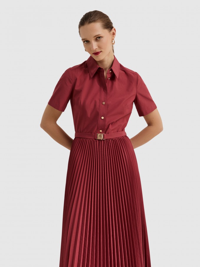 Vestido Mujer Burdeos Lion Of Porches