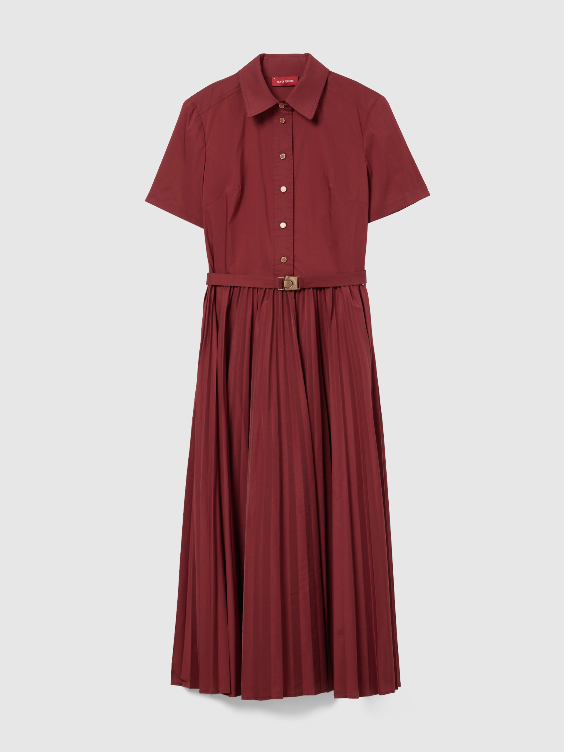 Vestido Mujer Burdeos Lion Of Porches