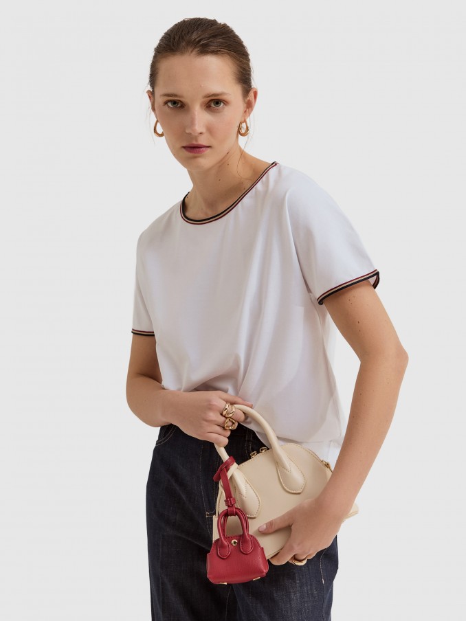 Camiseta Mujer Blanco Lion Of Porches