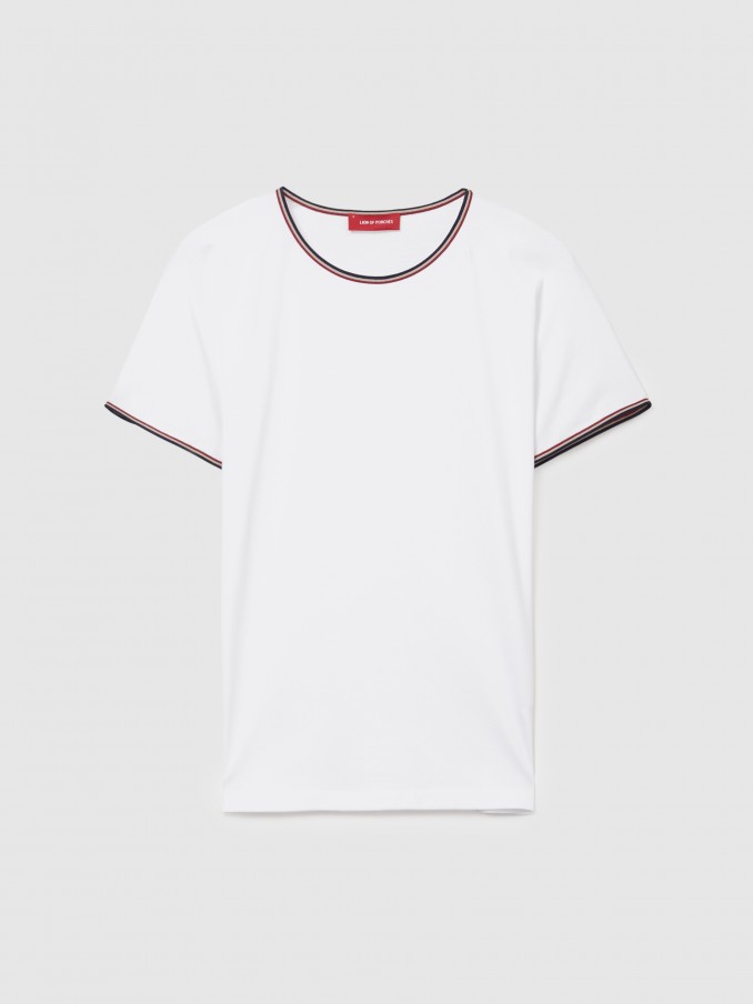 Camiseta Mujer Blanco Lion Of Porches