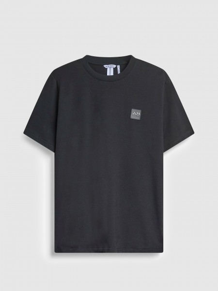 T-Shirt Man Black Antony Morato