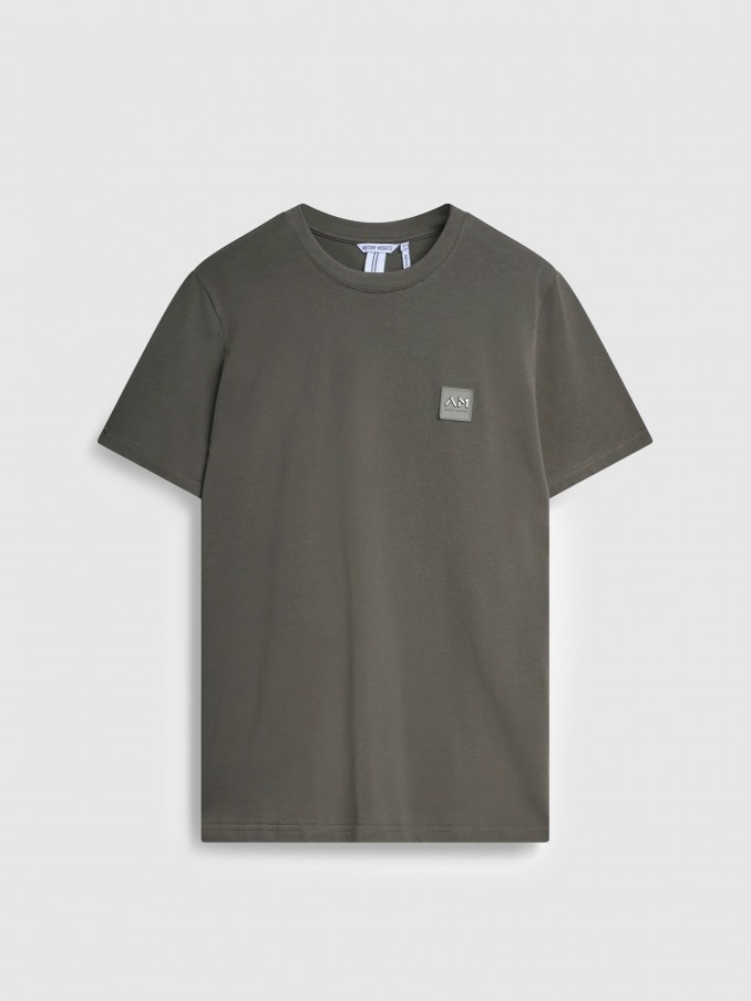 T-Shirt Antony Morato Homem T-Shirt Regular Fit Marine