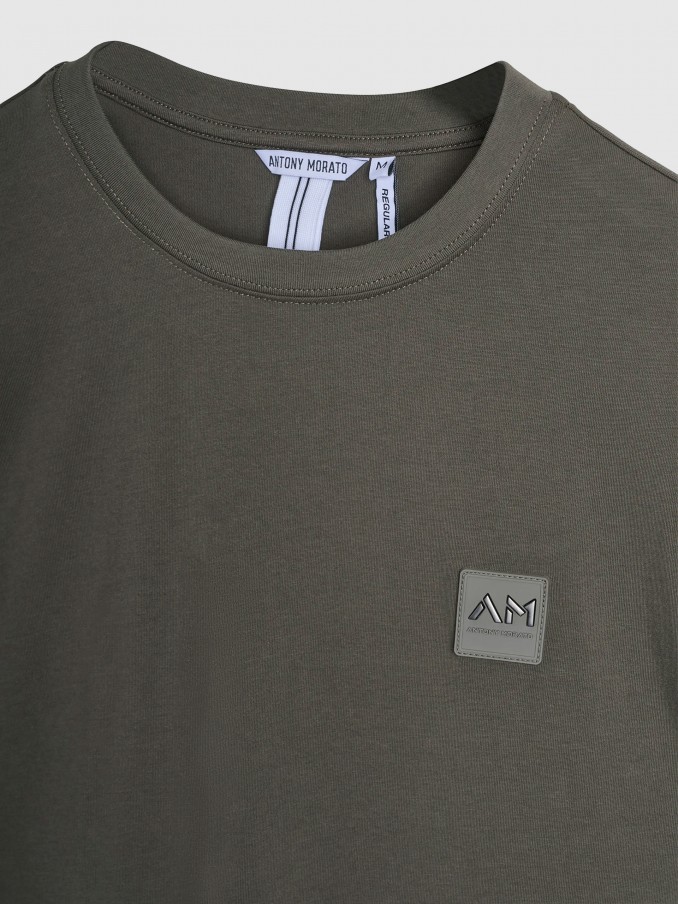 T-Shirt Antony Morato Homem T-Shirt Regular Fit Marine