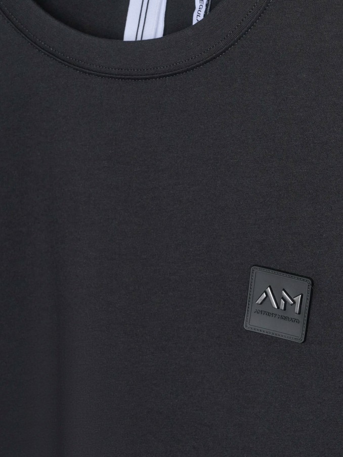 T-Shirt Man Black Antony Morato