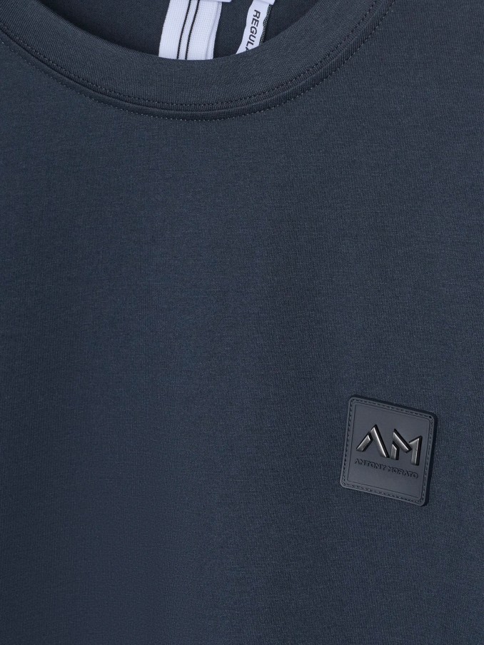 T-Shirt Man Navy Blue Antony Morato