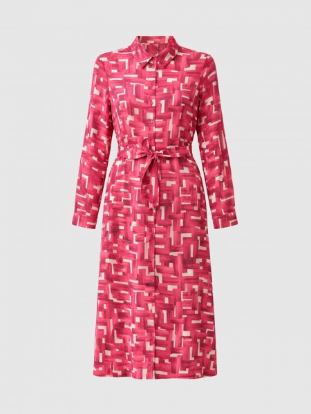 Vestido Vero Moda Mulher Vmidy L/s 7/8 Shirt Dress Wvn Sp