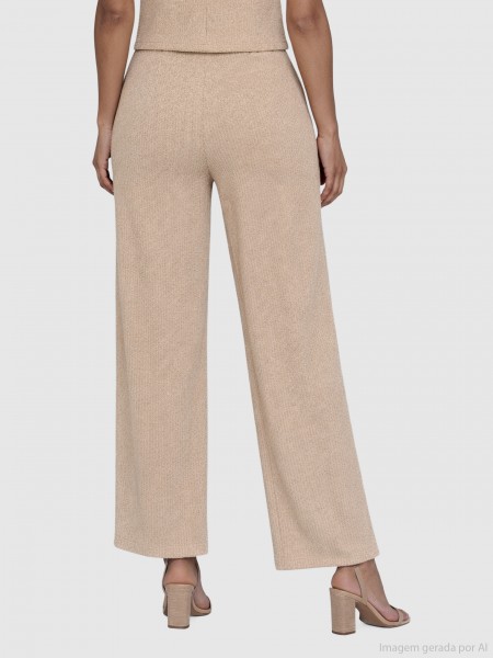 Pants Woman Cream Only
