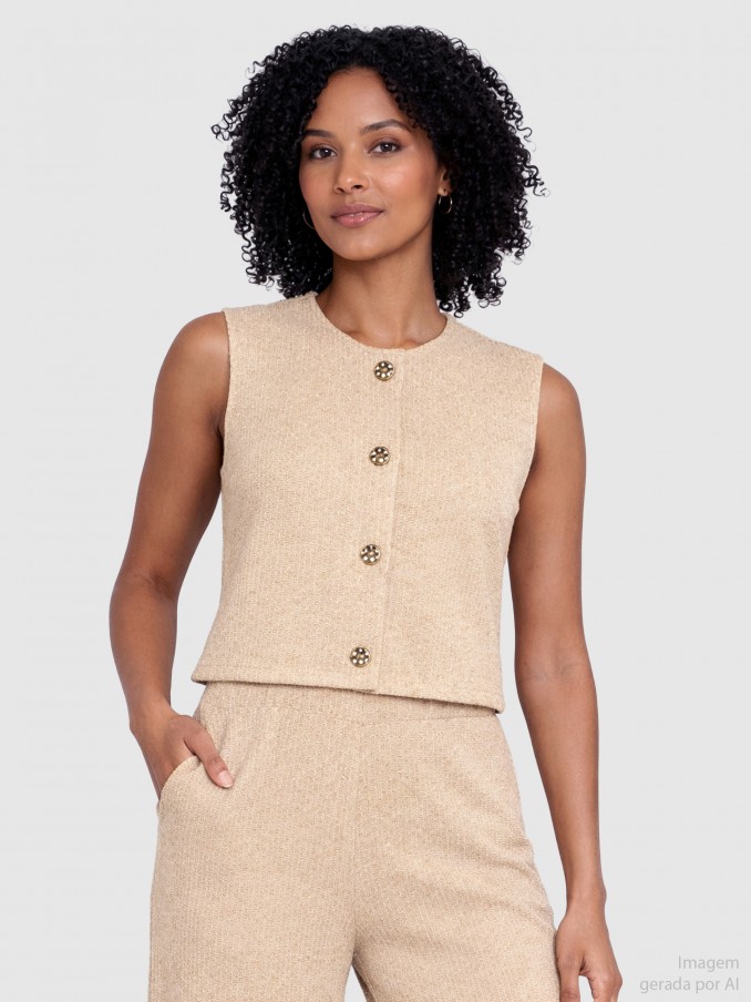 Pullover Woman Cream Only