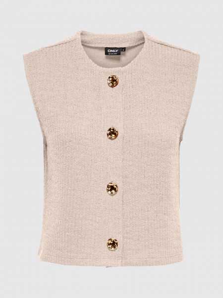 Sueter Mujer Crema Only