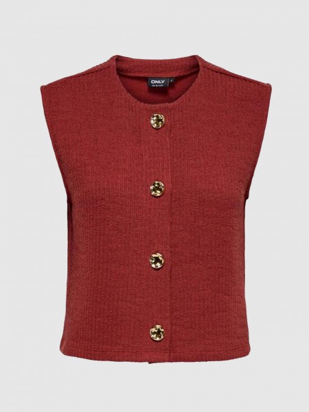 Pullover Woman Bordeaux Only