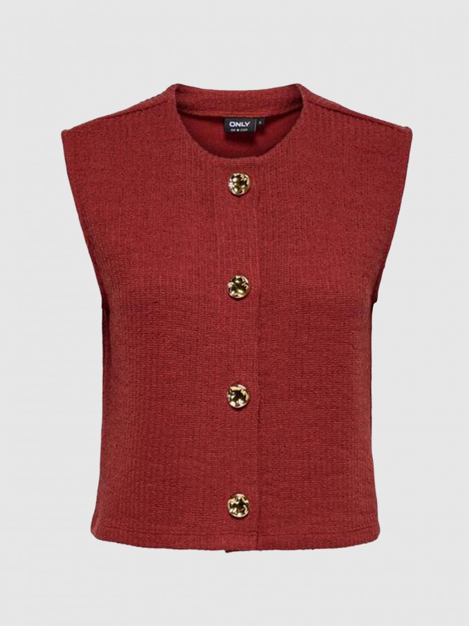 Pullover Woman Bordeaux Only