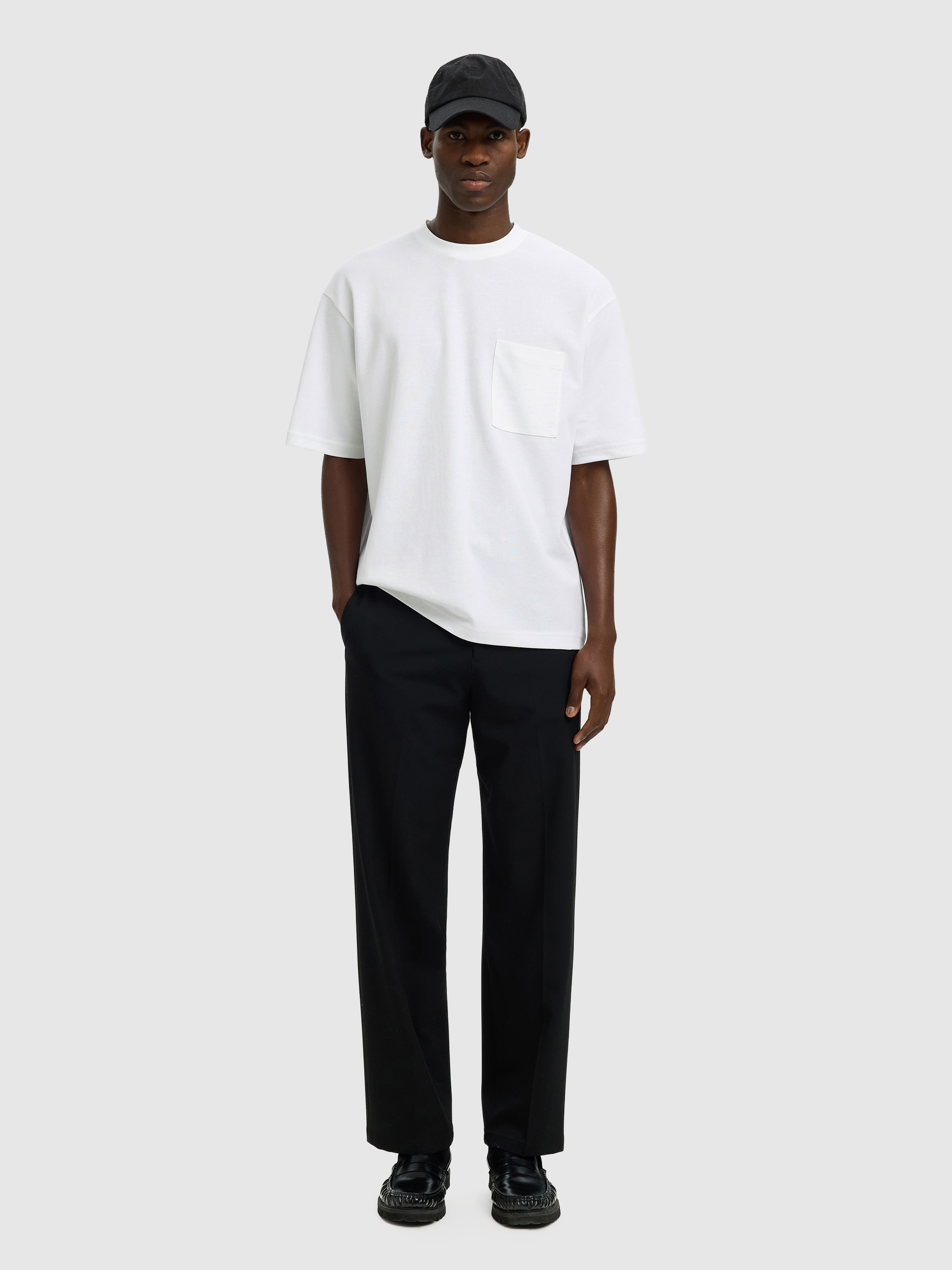 T-Shirt Man White Selected