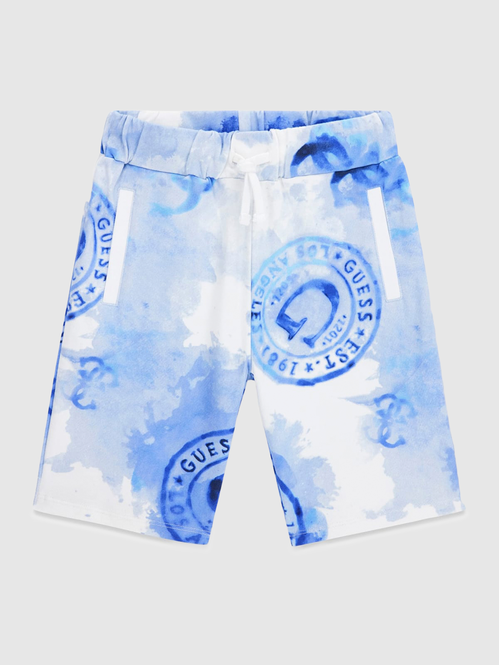 Pantalones Cortos Niño Azul Guess