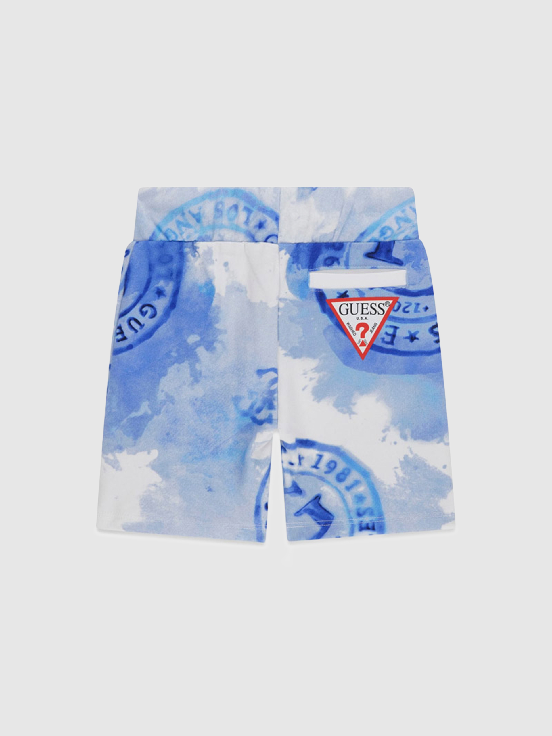 Pantalones Cortos Niño Azul Guess
