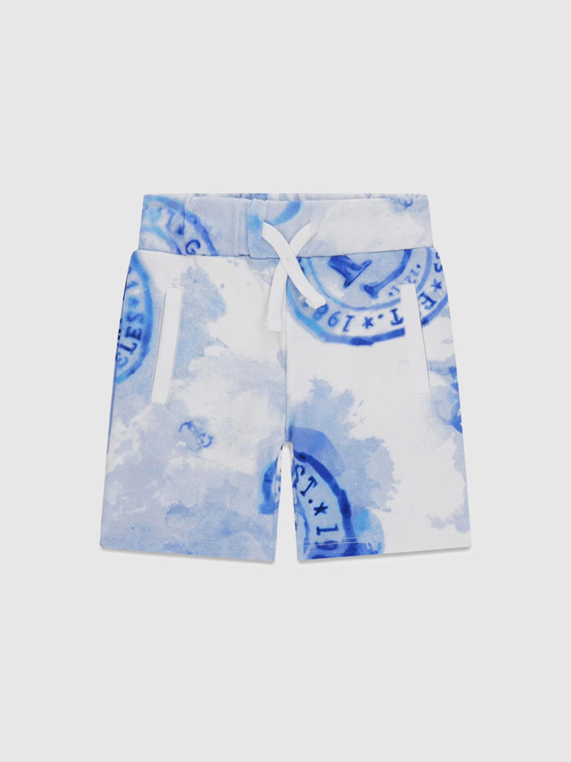 Pantalones Cortos Niño Azul Guess