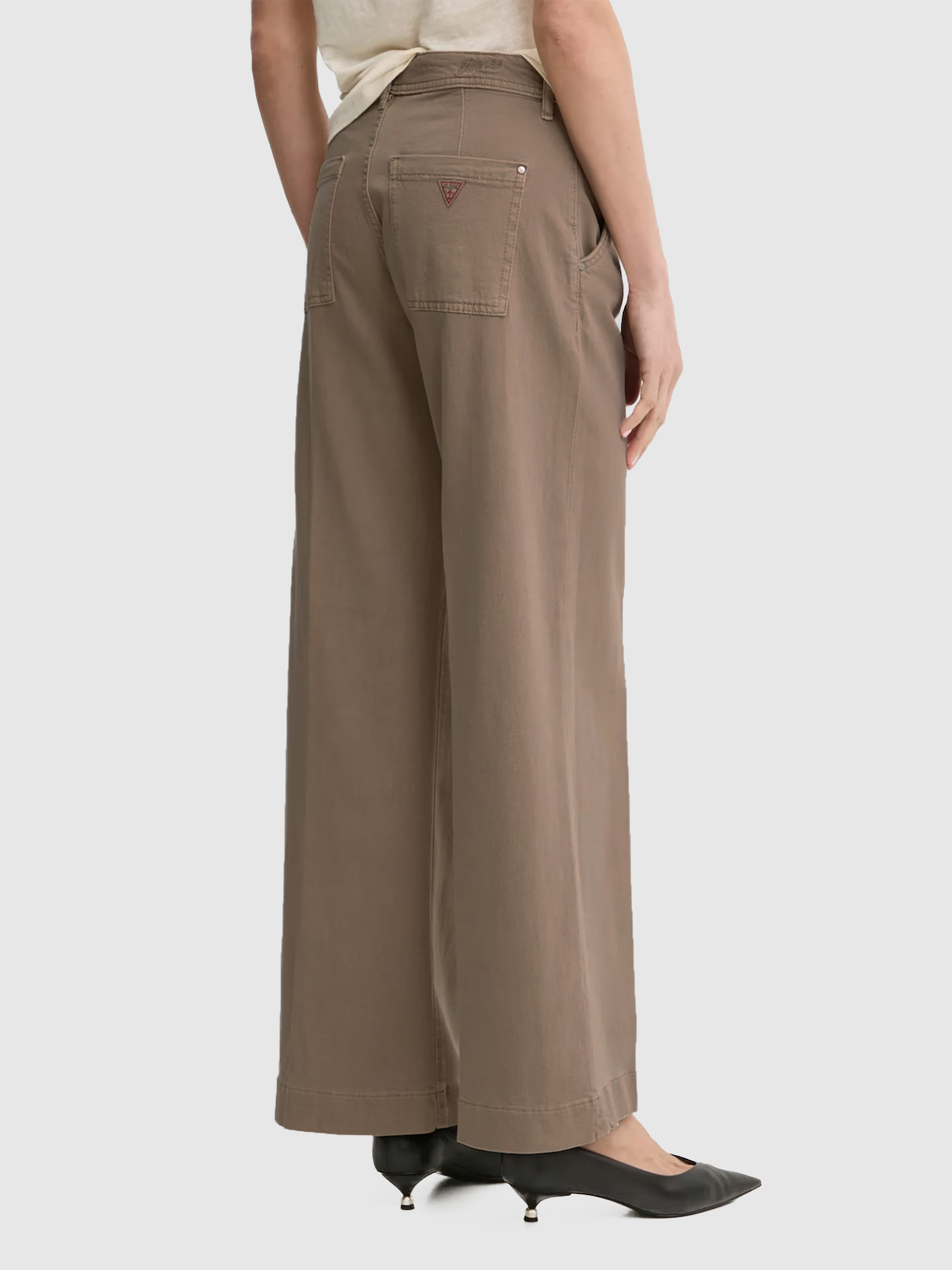 Pantalones Mujer Marrón Guess