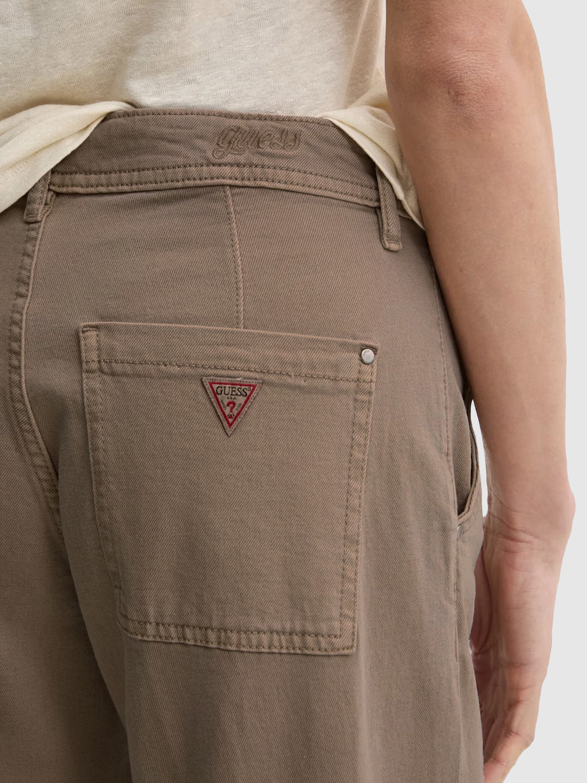 Pantalones Mujer Marrón Guess