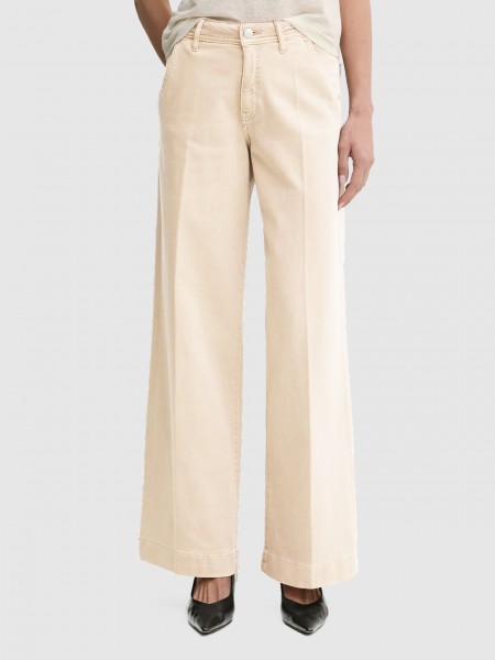 Pants Woman Beige Guess