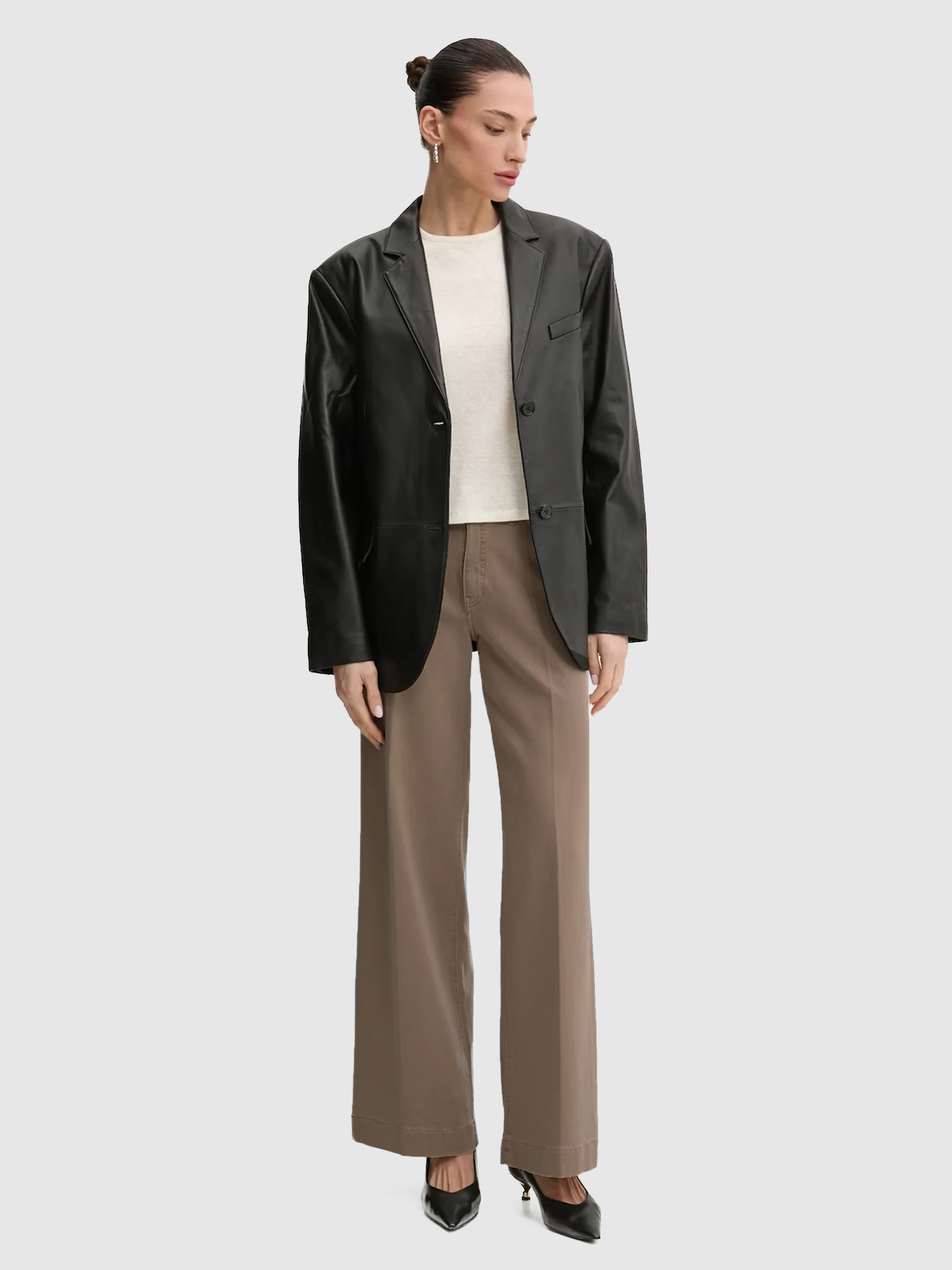 Pantalones Mujer Marrón Guess