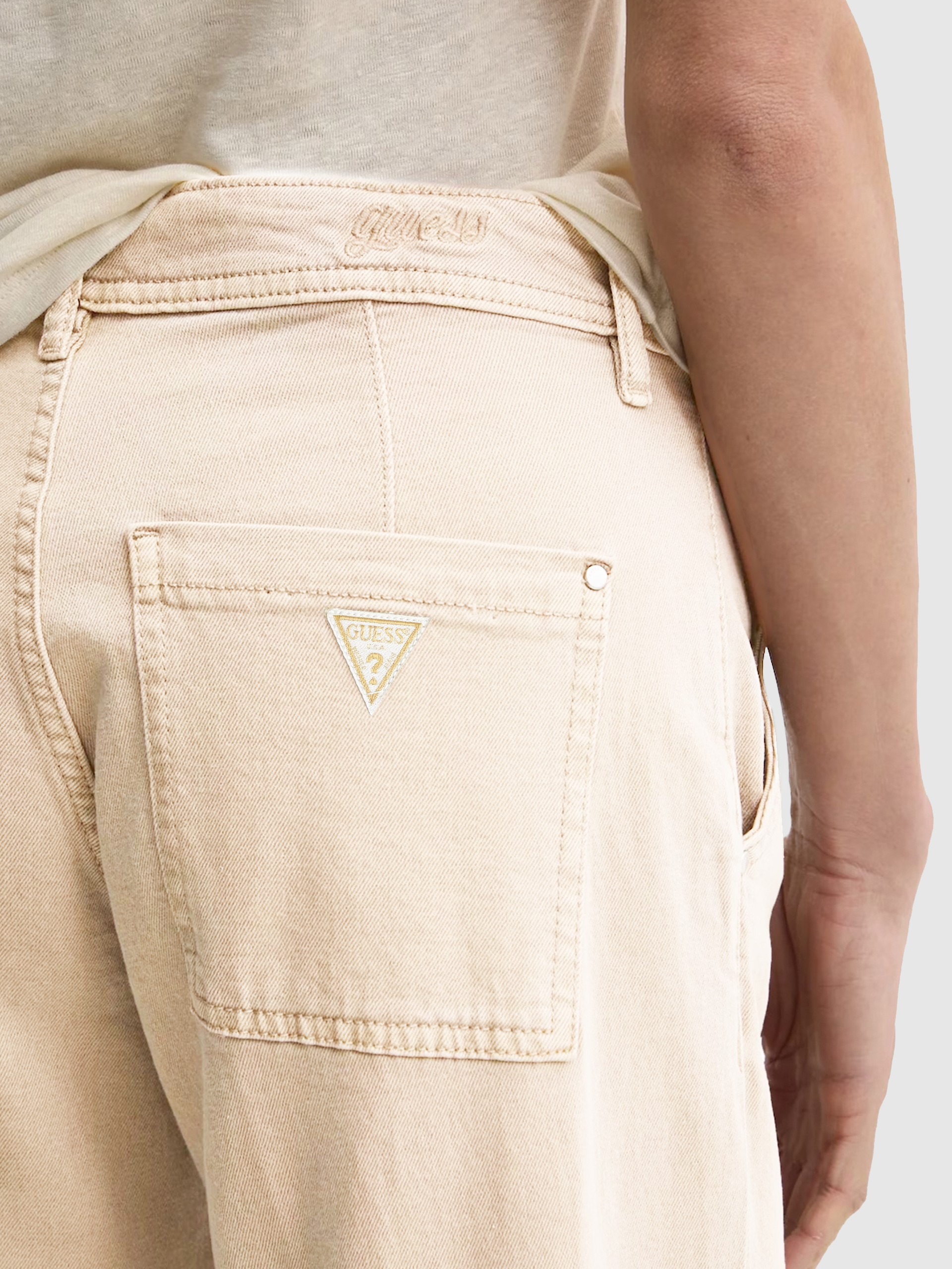 Pantalones Mujer Beige Guess