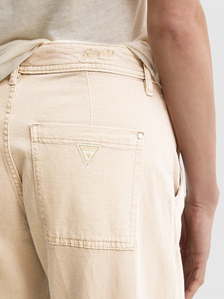 Pants Woman Beige Guess
