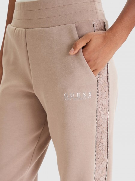 Cal�as Guess Mulher New Victoire Scuba Pant