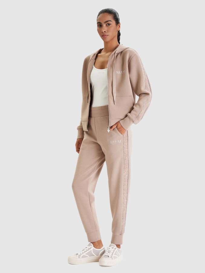 Calças Guess Mulher New Victoire Scuba Pant