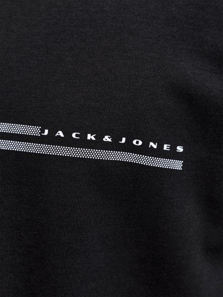 T-Shirt Jack & Jones Homem Jcofusion Chest Brand Tee Ss Crew Noos