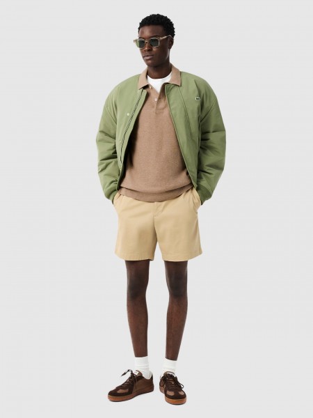 Polo Shirt Man Camel Lacoste