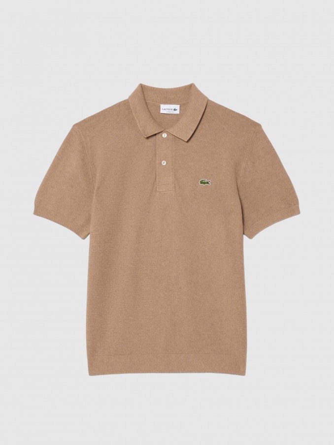Polo Shirt Man Camel Lacoste