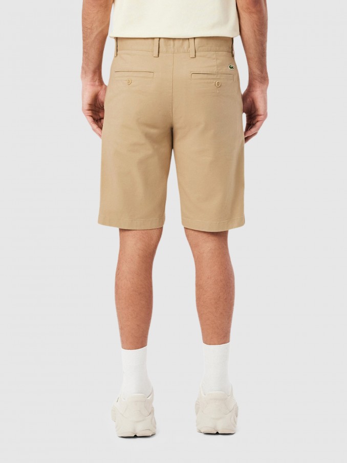 Pantalones Cortos Hombre Beige Lacoste