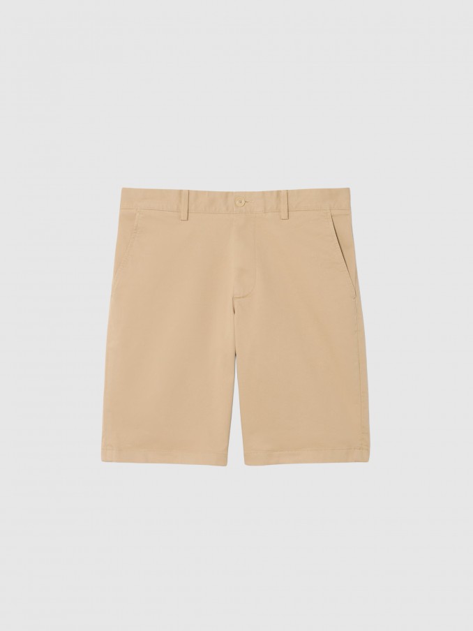 Pantalones Cortos Hombre Beige Lacoste