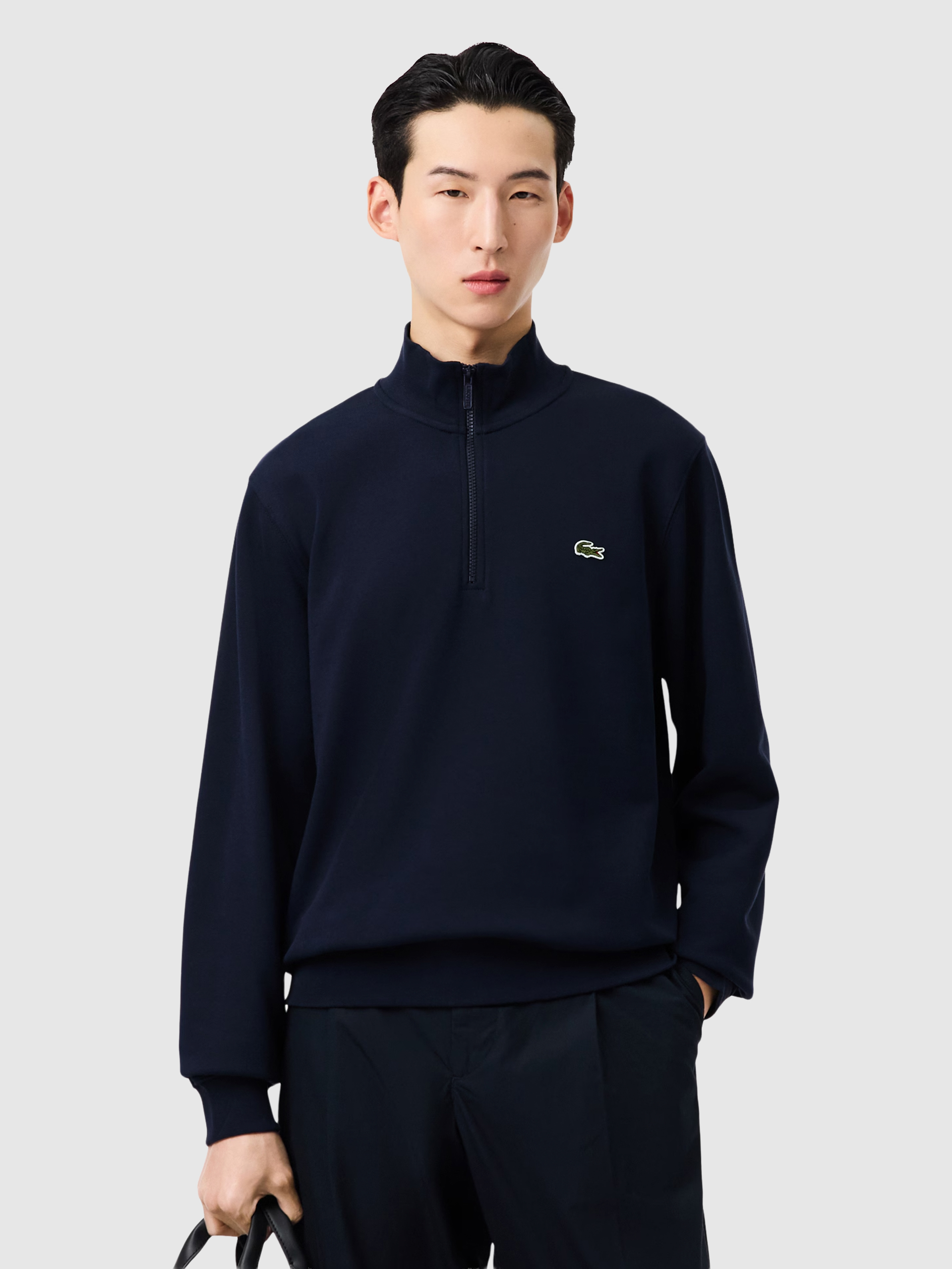 Sweatshirt Man Navy Blue Lacoste