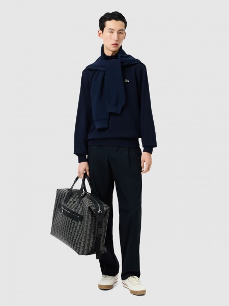 Sweatshirt Man Navy Blue Lacoste