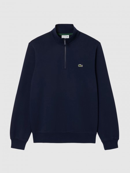 Sweatshirt Man Navy Blue Lacoste