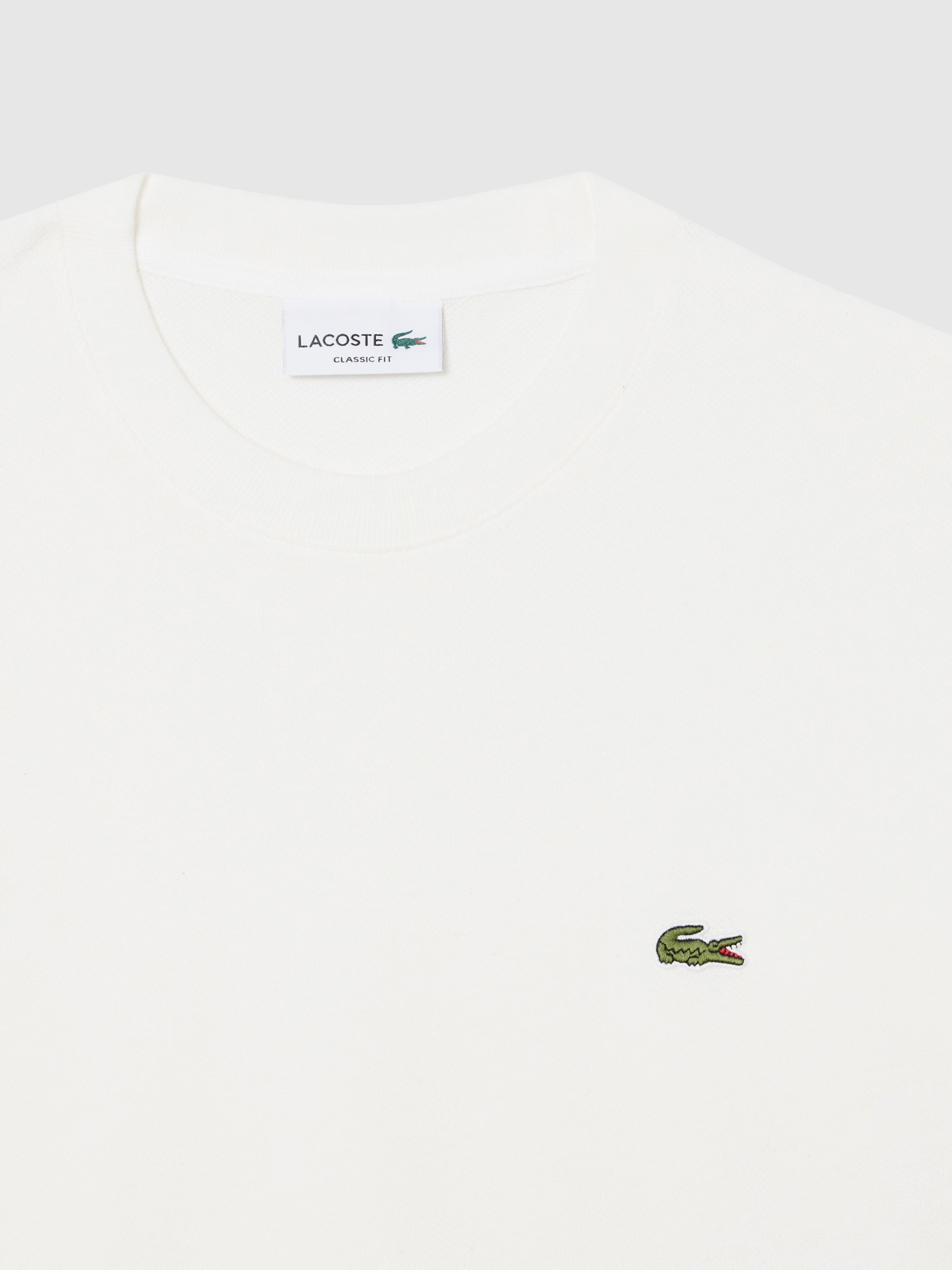 Camiseta Hombre Blanco Lacoste