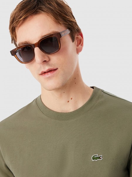 T-Shirt Man Green Lacoste
