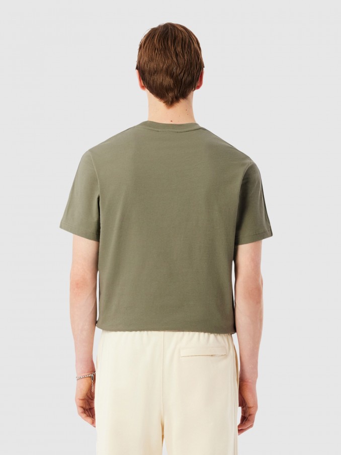 T-Shirt Man Green Lacoste