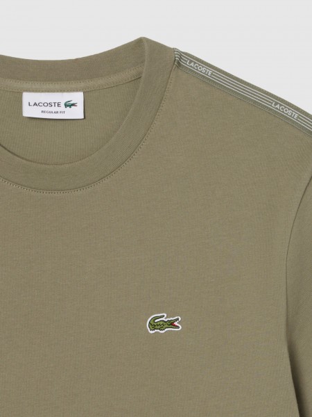 T-Shirt Man Green Lacoste
