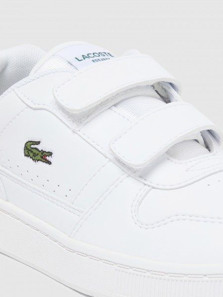 Sapatilha Lacoste Menino Childrens T-Clip Set Sneakers Easy Clean Story