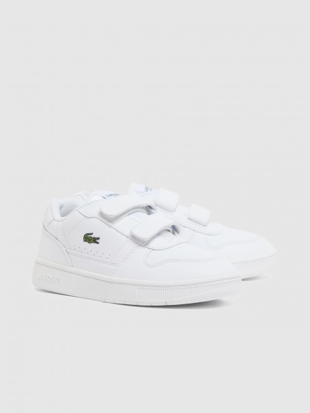 Sapatilha Lacoste Menino Childrens T-Clip Set Sneakers Easy Clean Story