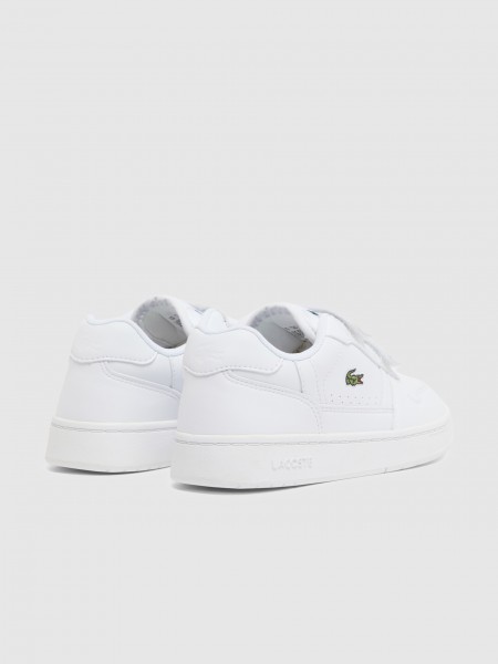 Sapatilha Lacoste Menino Childrens T-Clip Set Sneakers Easy Clean Story