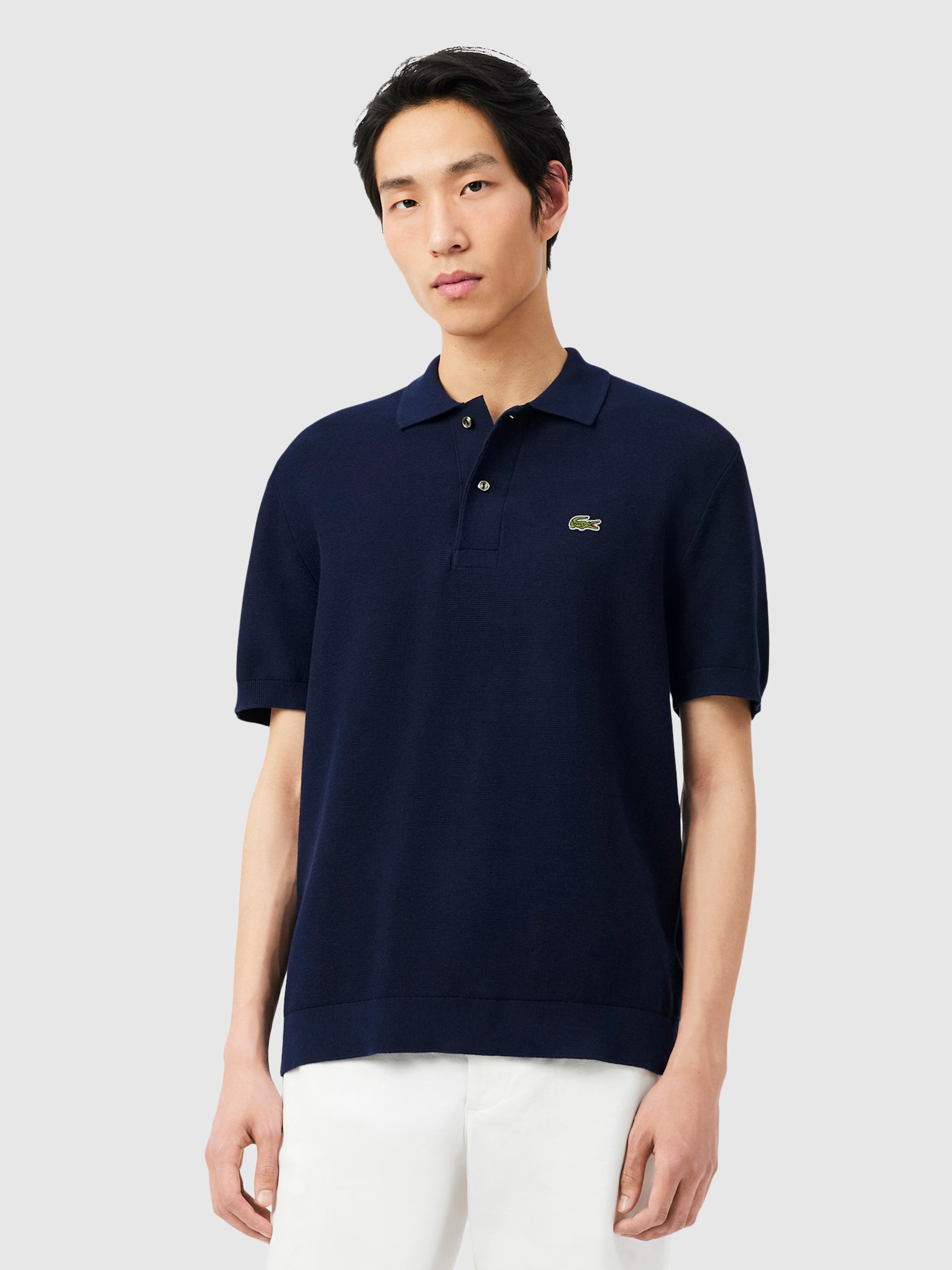 Polo Shirt Man Navy Blue Lacoste