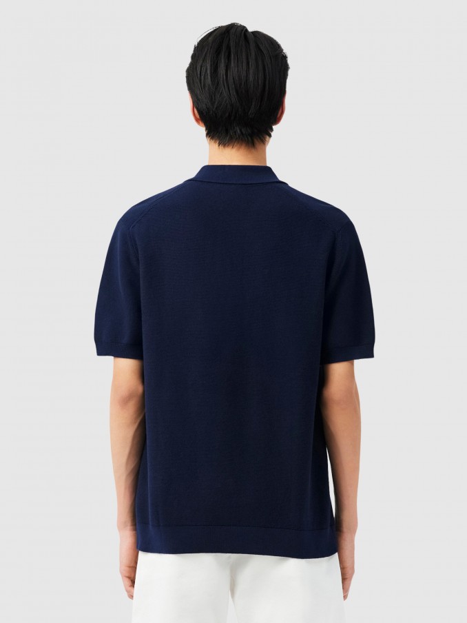 Polo Shirt Man Navy Blue Lacoste