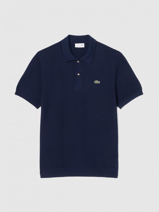 Polo Shirt Man Navy Blue Lacoste