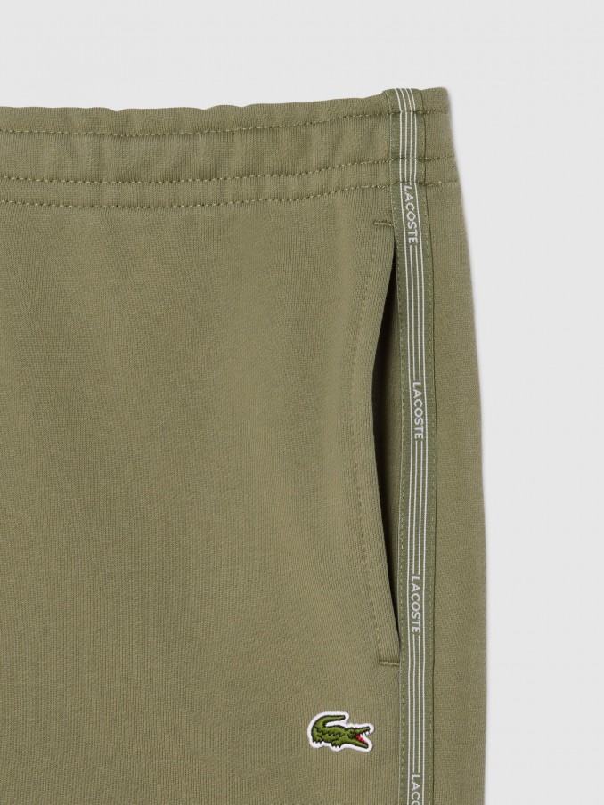 Pantalones Cortos Hombre Verde Lacoste