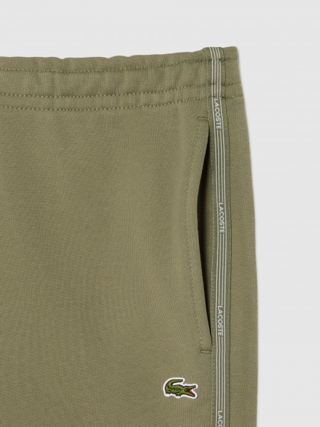 Pantalones Cortos Hombre Verde Lacoste