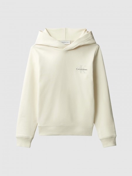 Sweatshirt Calvin Klein Menino Small Monogram Hoodie